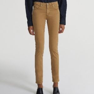 Women's Tan Corduroy Adriano Goldschmied Jeans